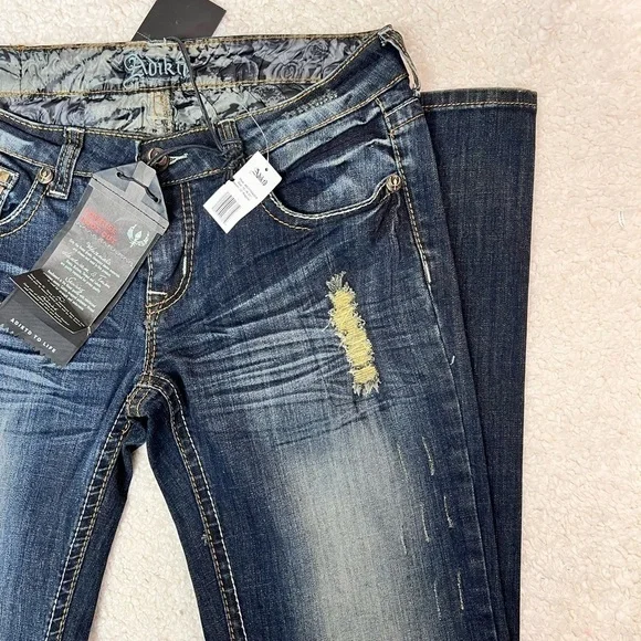 Adiktd Women's Denim Bootcut Lowrise Women's Jeans Size: 10/31 - Picture 5 of 11